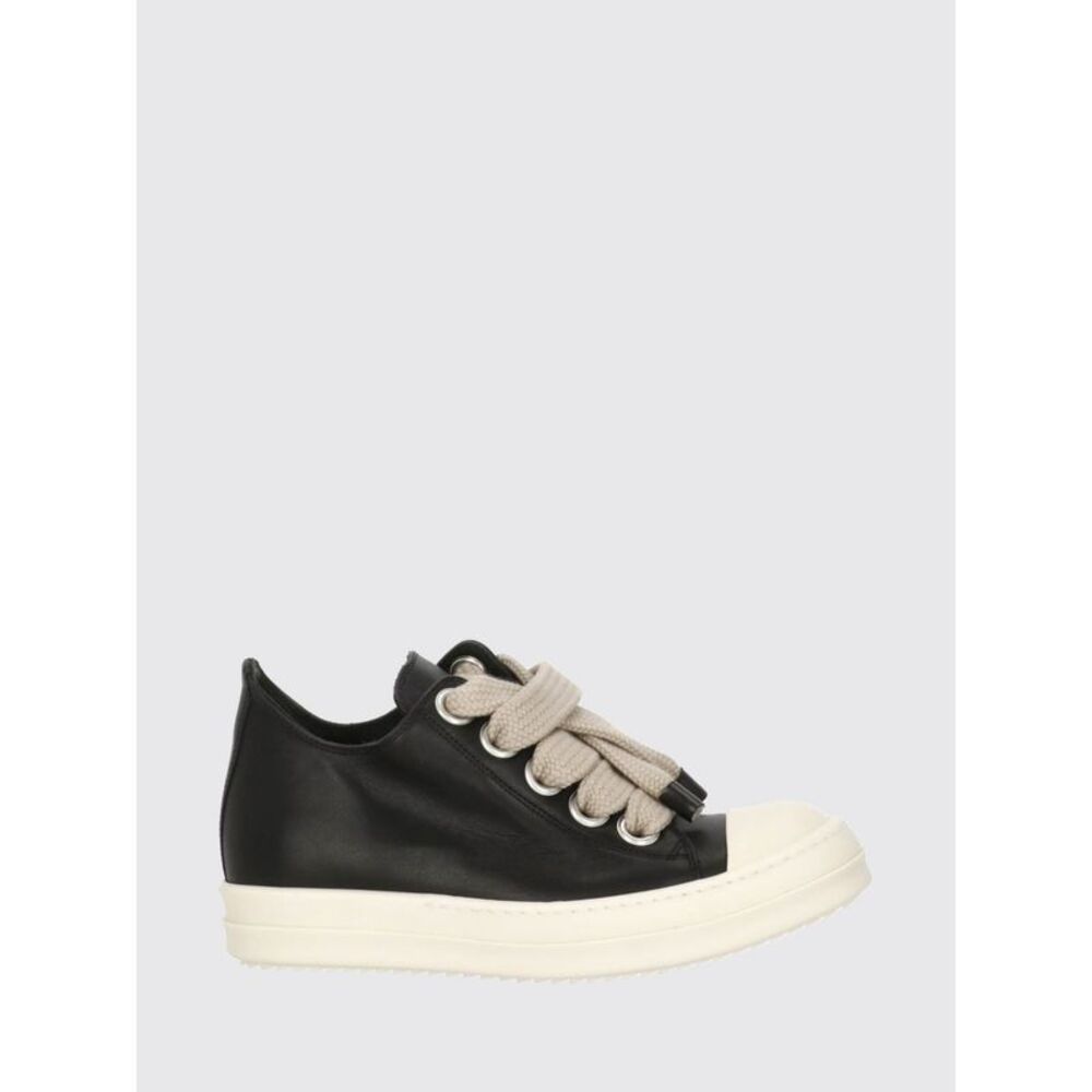Rick Owens Women Low-Top Smooth Calfskin Trainers With Padded Ankle Rick Owens